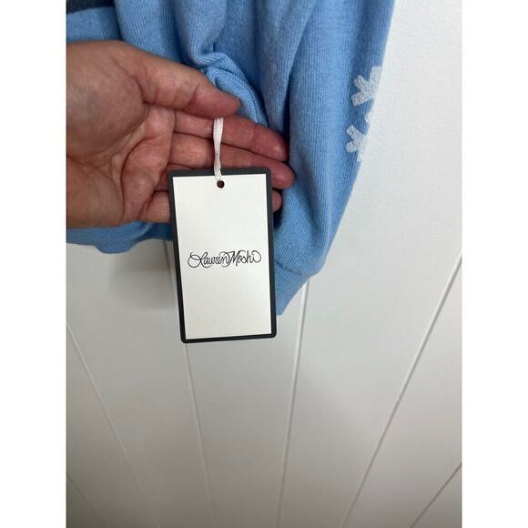 NWT Lauren Moshi Blue Ski Bum Sweatshirt Size Large - Picture 7 of 10